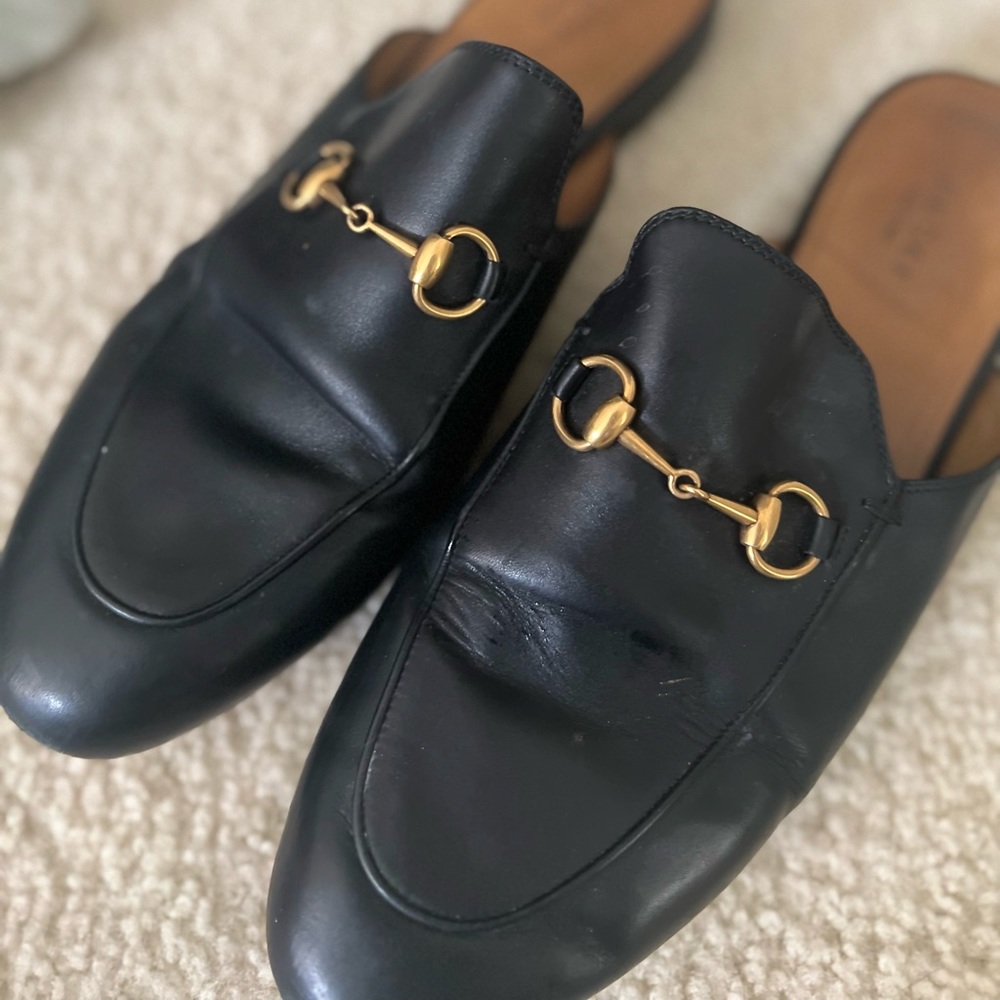 Gucci Princetown leather slipper / mules size 9.5/40 - Picture 3 of 7